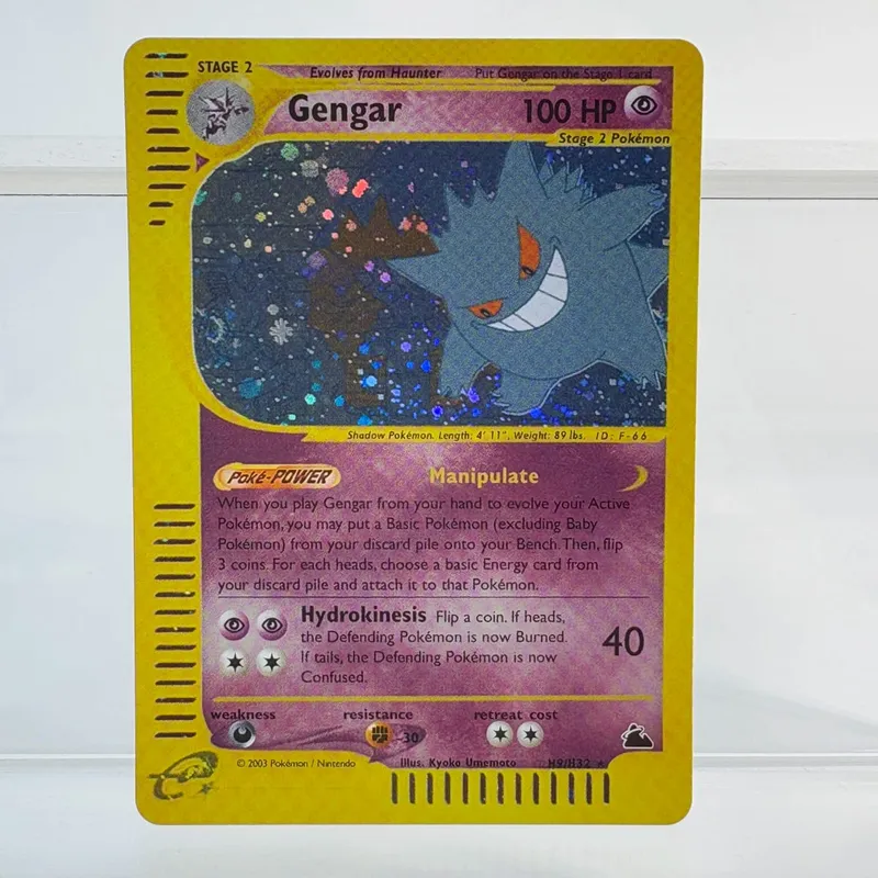 PKMฟอยล์Proxyการ์ดGENGAR & MIMIKYU GX DARK GENGARงานอดิเรกคอลเลกชันเกมBattleที่ดีที่สุดของขวัญPTCGการ์ด — image 2