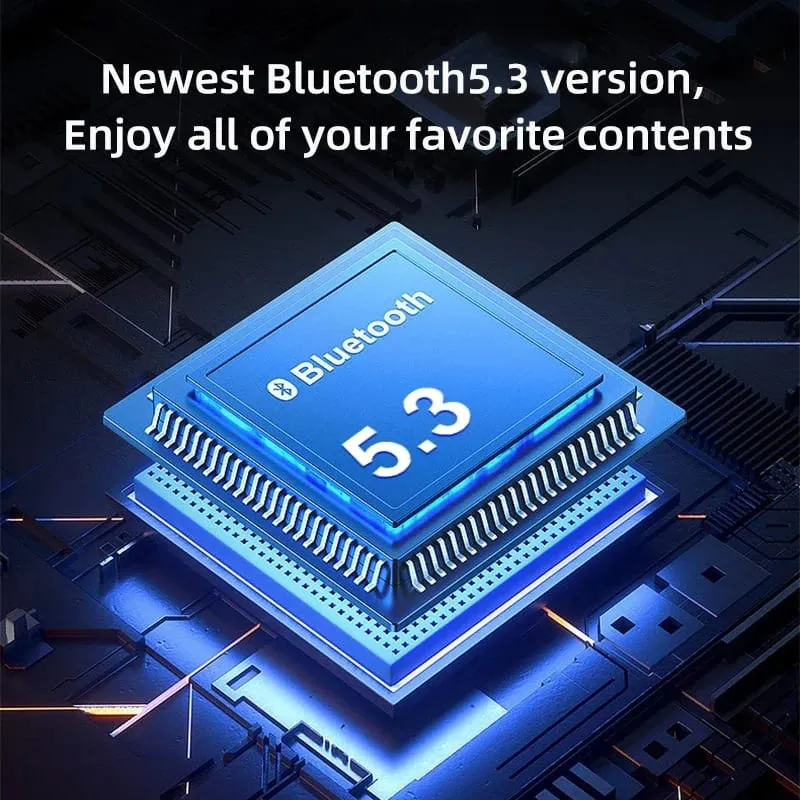 Rockmia EBS-910 新しいウェアラブルワイヤレスネックバンドスピーカー Bluetooth 5.3 AAC コード真のワイヤレスステレオオルゴール TF カードスロットタイプ C — image 6