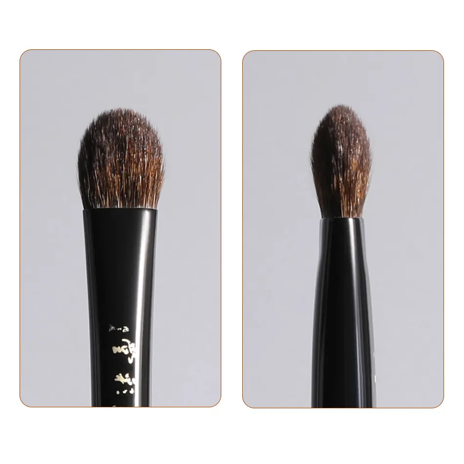 DS-05(HS) Berus Solek Buatan Tangan Profesional Berus Pembayang Mata Besar Tupai Pine Rambut Kambing Pemegang Lacquer Mentah Berus Mekap — image 3