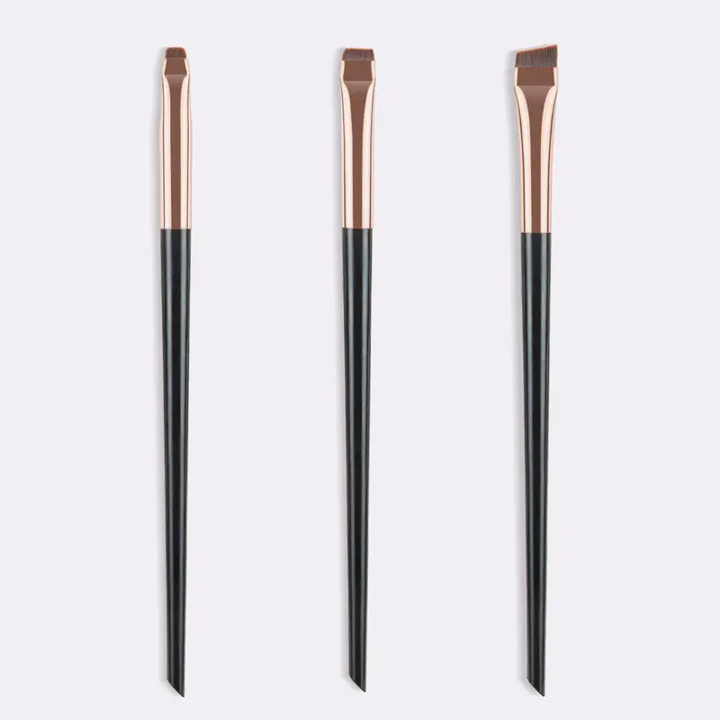 Eyeliner Brush Brow Tint Brushes Eyebrow Brushes Set Fine Angled Point Angled Slanted Tinting Ultra Thin Flat Makeup Premium Eye — image 1