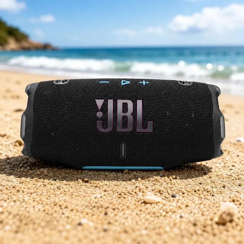 JBL Charge 6 Speaker Bluetooth Portabel Subwoofer Bass Dalam Nirkabel IP68 Tahan Air Suara Pro Kotak Boom Berkemah Pesta Luar Ruangan — image 9