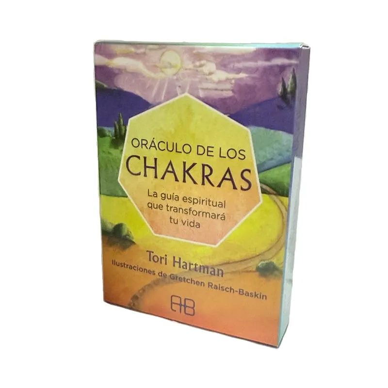 Chakra Oráculo De Los Chakra Kad Oracle 49 Dek 10.4*7.4cm Versi Sepanyol Nasib Ramalan Papan Tarot Bermain Permainan
