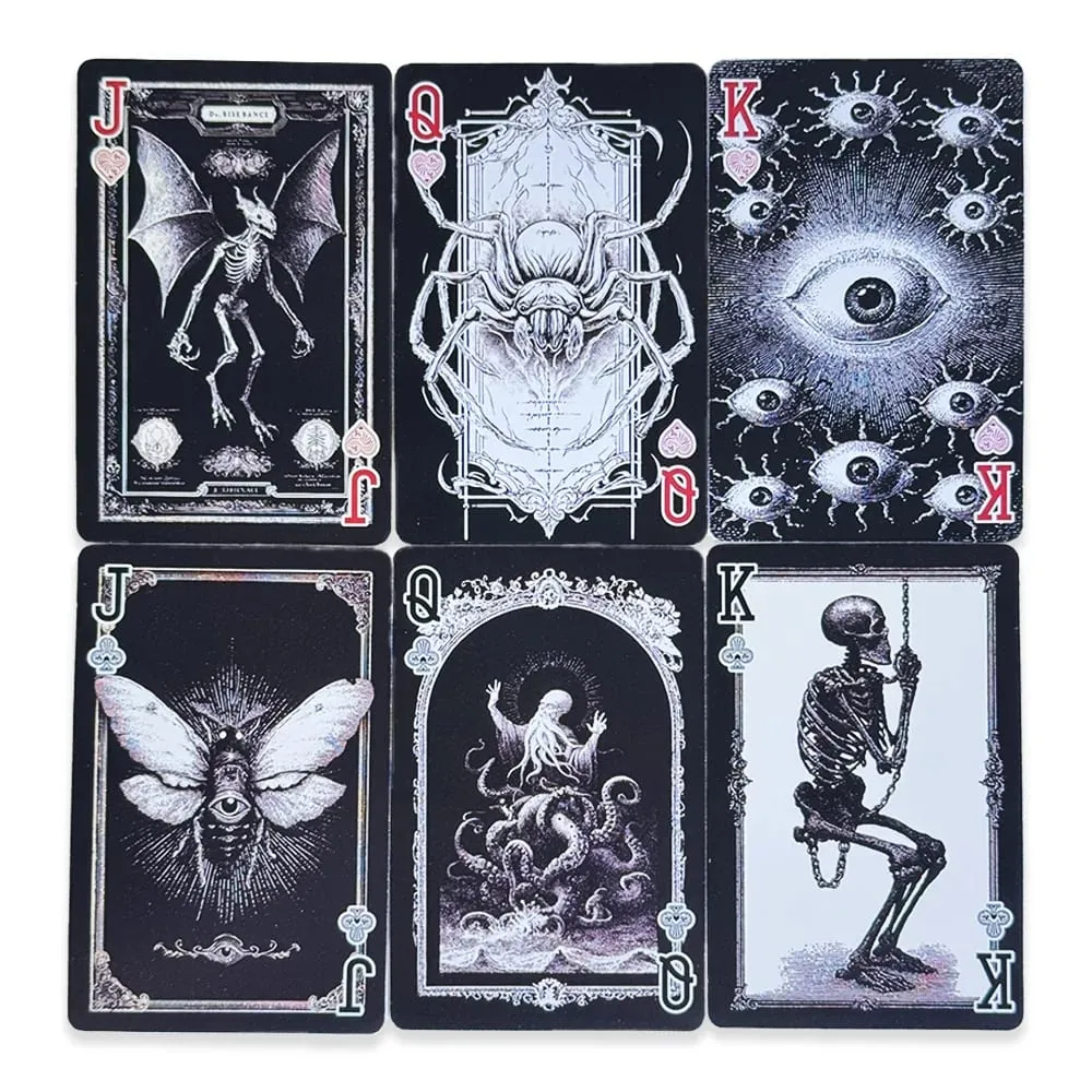 55 pièces Mythos cartes à jouer arrivée étrange Poker gothique horreur crâne poulpe jeu de société carte pour tours de magie Collection cadeau — image 5