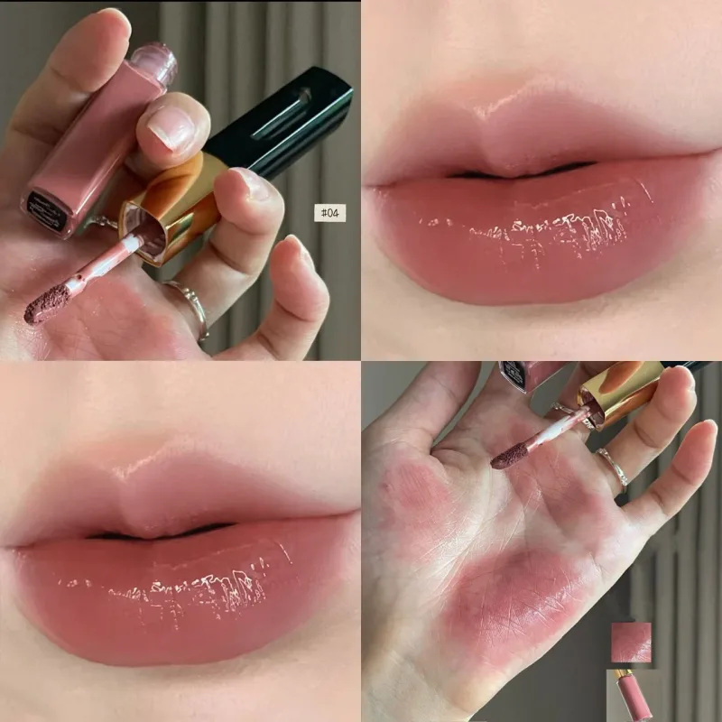 Hgn Dual Ended Matte and Gloss Lip Gloss ลิปกลอสเนื้อแมตต์ ดิวอี้ เคลือบเงา สีติดทนนาน ปรับโทนสีผิวให้กระจ่างใส แต่งหน้าได้หลากหลายสไตล์