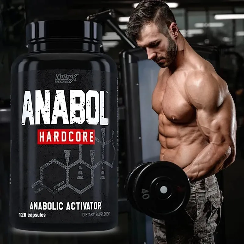 Anabol Hardcore - Muscle Supplement Dietary Capsules Lean Muscles Strength Growth Repair Recovery 6-Keto-Diosgenin Acetate — image 1