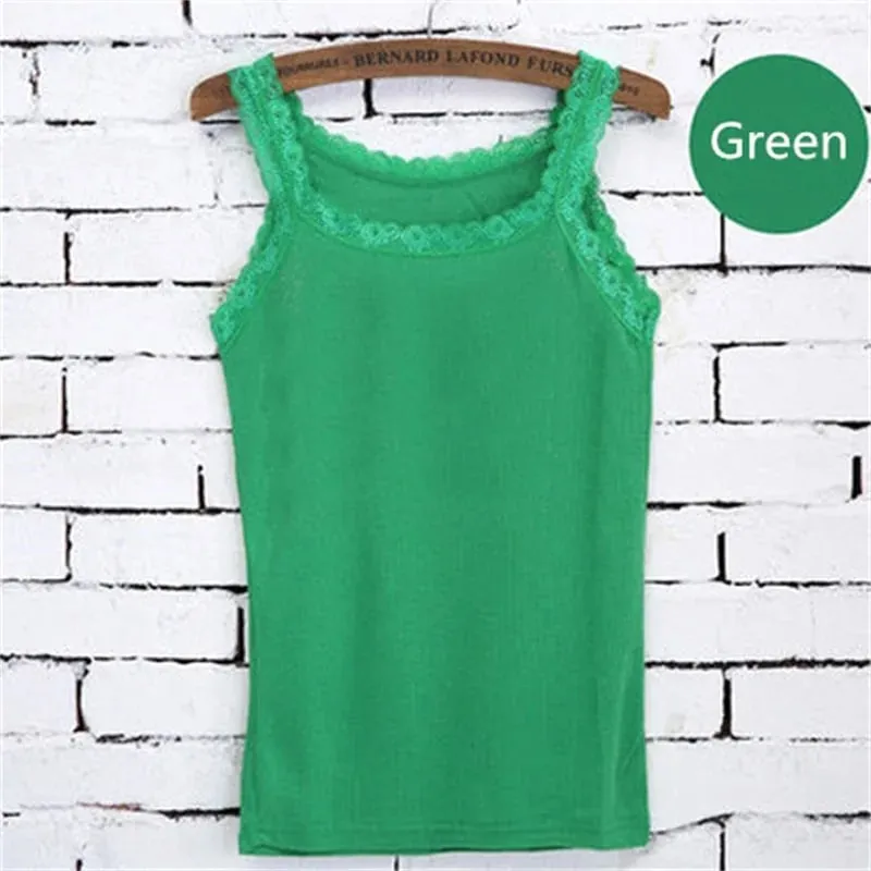 Camisole Lingere Tank Top Lace Strap White Black Sleep Vest Bralette Crop Top Sexy Camis Slim Corset Undershirt Tanks