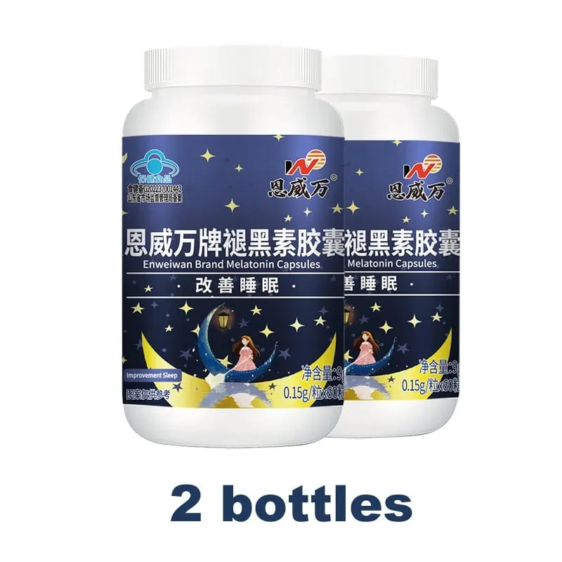 Kapsul Melatonin Tidur Nyenyak & Kognisi Otak Kekuatan Tambahan Liposomal Melatonin dengan Vitamin B6 kesan berganda tidur berkualiti