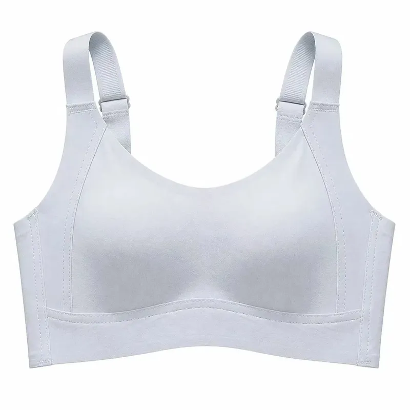 Reggiseno minimizzatore senza fili senza cuciture, supporto morbido, coppa piena, reggiseno sottile, intimo confortevole per busto grande, seno laterale da donna — image 9