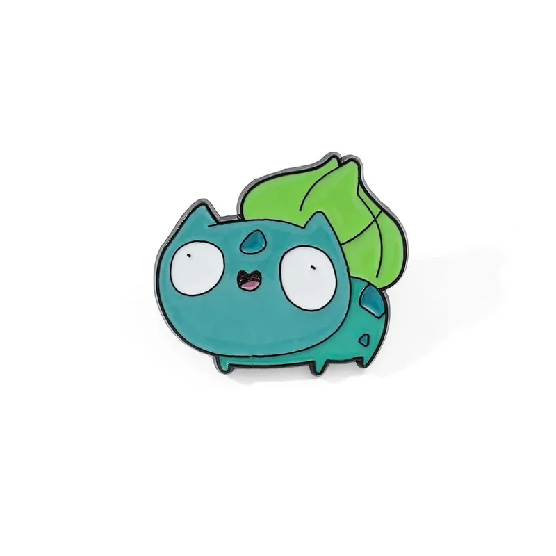 Anime Enamel Pin Funny Cartoon Figure Pikachu Squirtle Psyduck Metal Badge Brooch Jacket Jeans Lapel Pin Toy Accessories — image 8