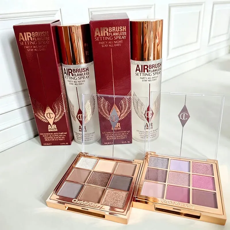 Charlotte Brand Makeup 9 colori ombretto disco 9 g Lasting Nature Ombretto per fondotinta facile da colorare Cosmetici avanzati Tilbury — image 7