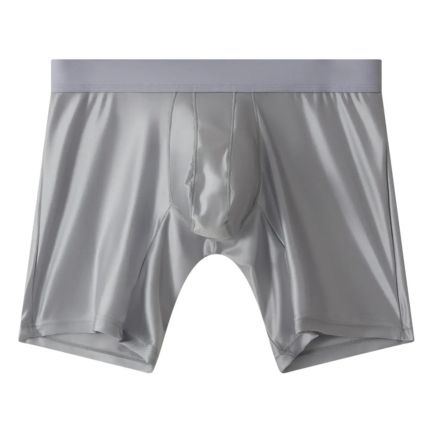 Sous-vêtements pour hommes Boxers Solide U Convexe Poche Culotte Homme Jambe Allongée Boxer Shorts Homme Taille Moyenne Sport Caleçon Mâle M-XXL