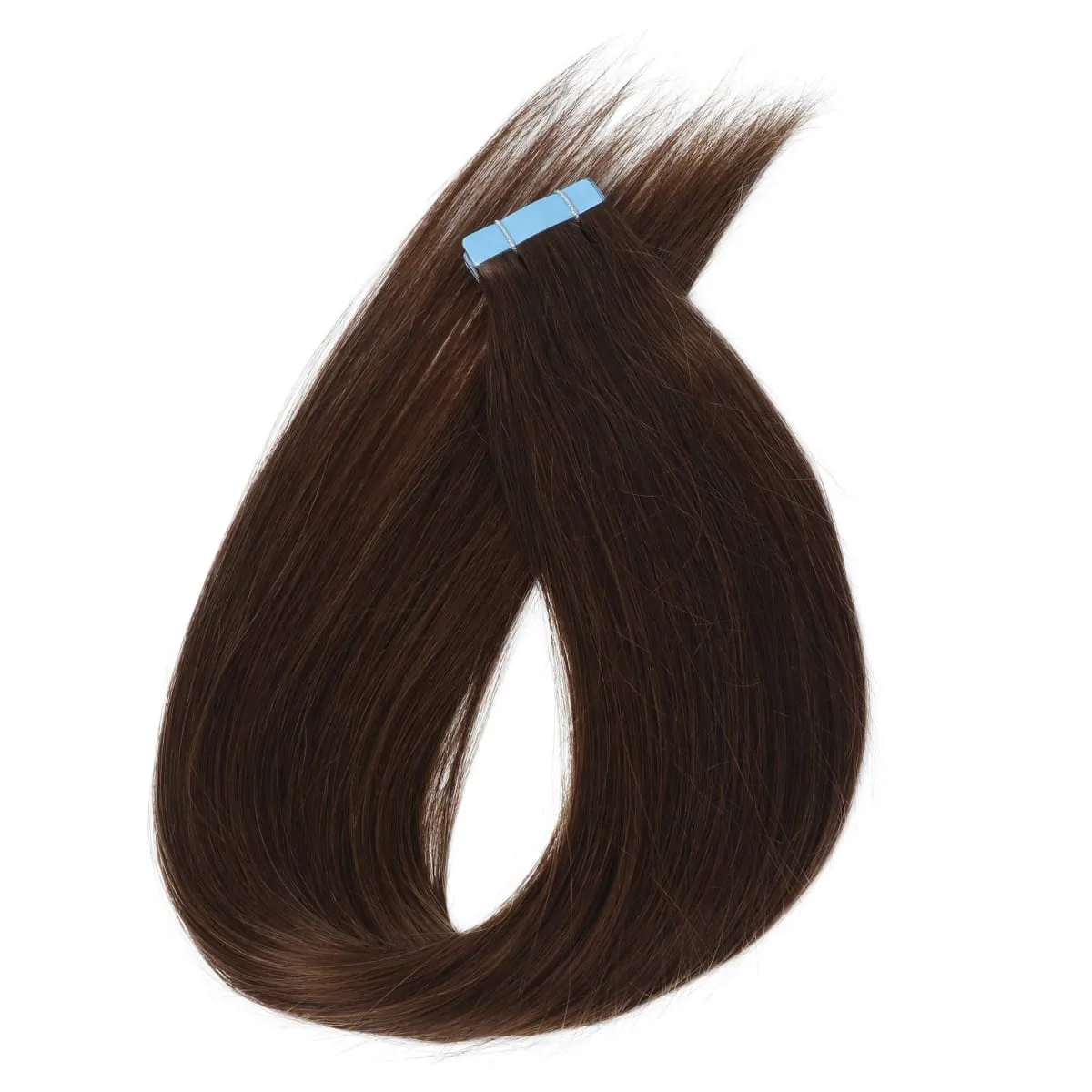20 pièces/paquet de ruban adhésif dans les extensions de cheveux humains adaptés aux femmes avec du ruban adhésif invisible dans des cheveux raides sans couture pour le volume et la longueur — image 9