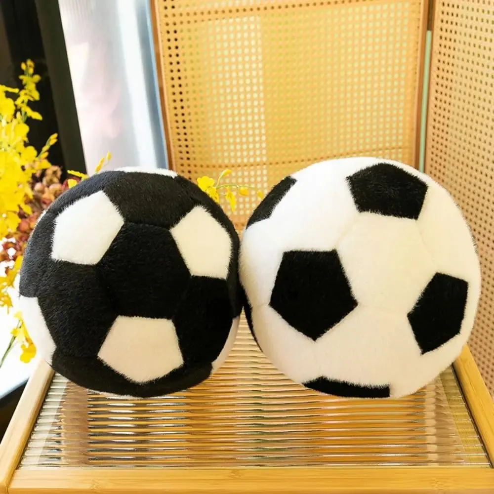Mascot Ball Ball Shape Soccer Ball Throw Pillow Stuffed Soft Football Throw Pillow 13/20cm Ins Football Friends Birthday Gifts