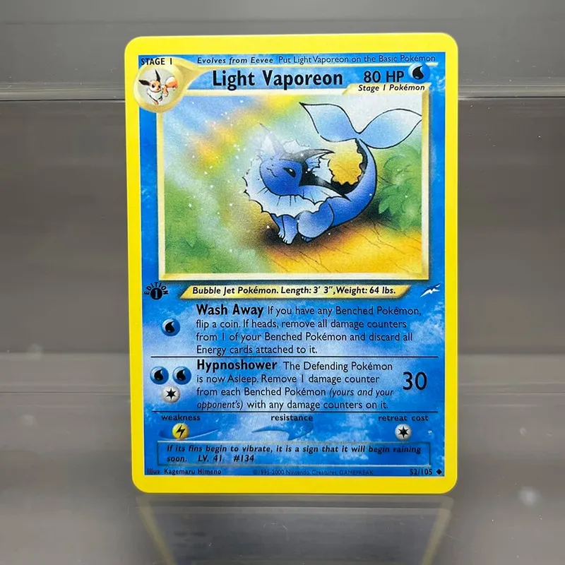PKM 單卡第一版 1996 年雷丘噴火龍 PTCG 箔卡遊戲收藏 PKM 代理卡 — image 16