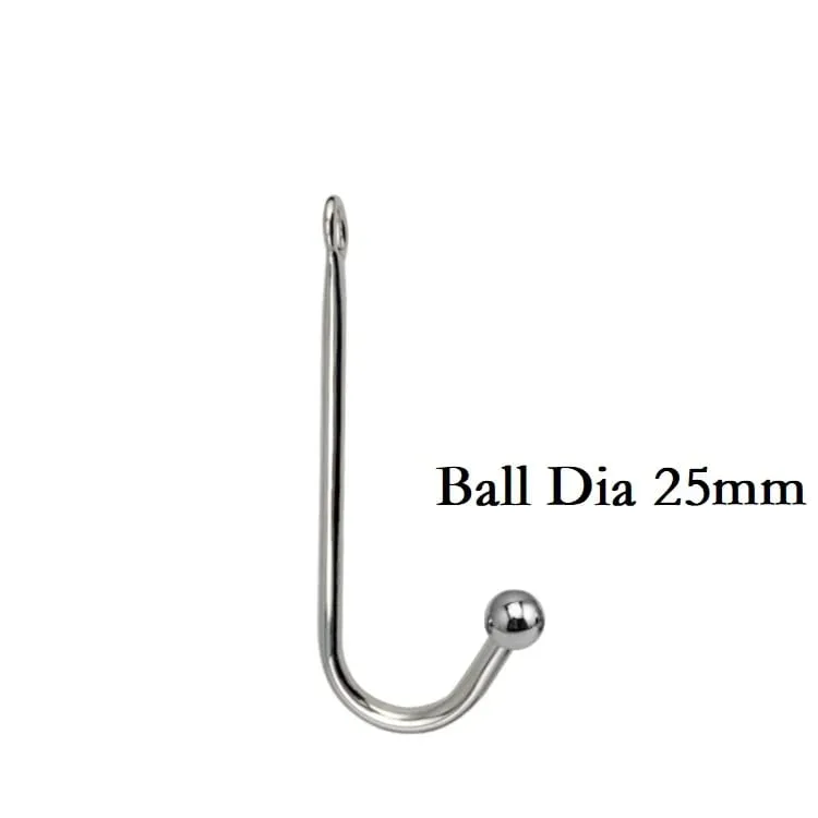 Kecil Menengah Besar 3 Bola Set Logam Anal Kait Manik-manik Kepala Butt Plug Dilator Pijat Prostat Masukkan Mainan Seks Bdsm untuk Pria — image 17