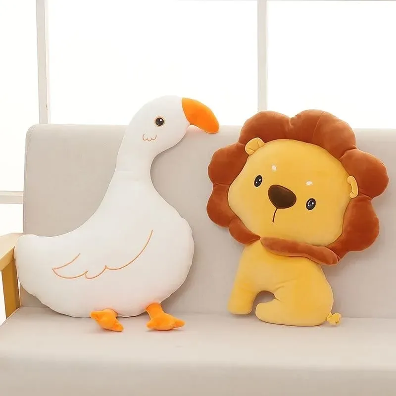 น่ารักโยนหมอนปูปลาวาฬห่านสิงโตหมอนสบายโซฟารถ Office Headboard Cushion ตุ๊กตากลับตุ๊กตาของเล่นของขวัญ — image 7