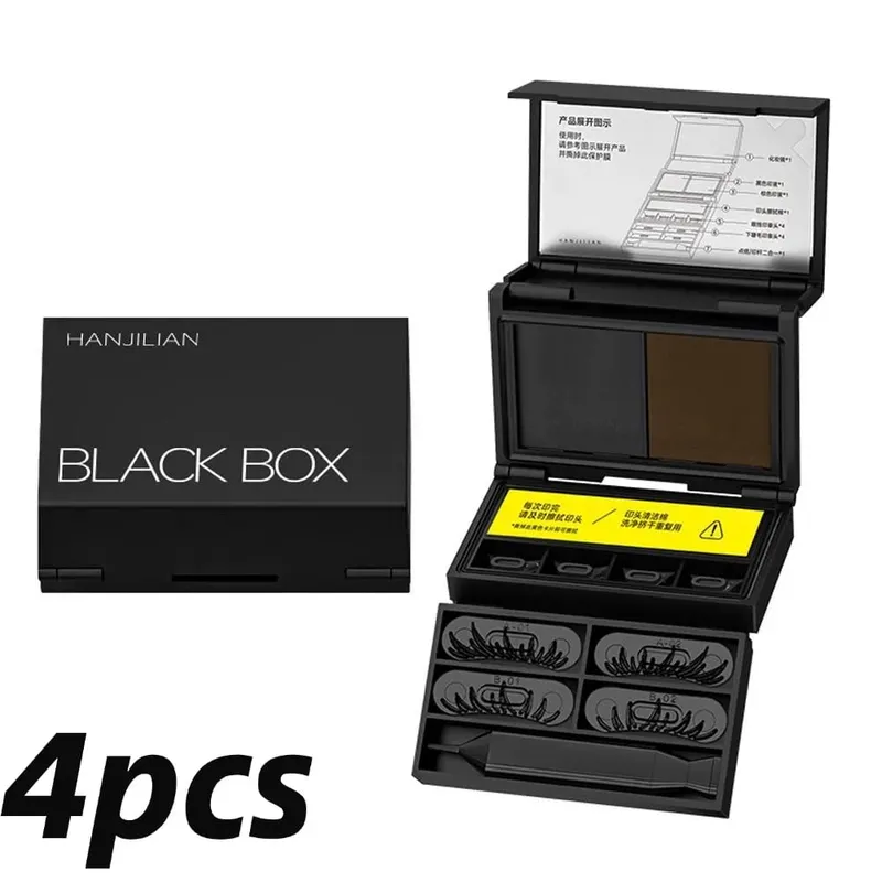 Eyeliner Stempel Bulu Mata Bawah 3-In-1 & Tahi Lalat 3S Aplikasi Cepat Set Riasan Mata Portabel Anti-selip Alami Tahan Lama — image 10
