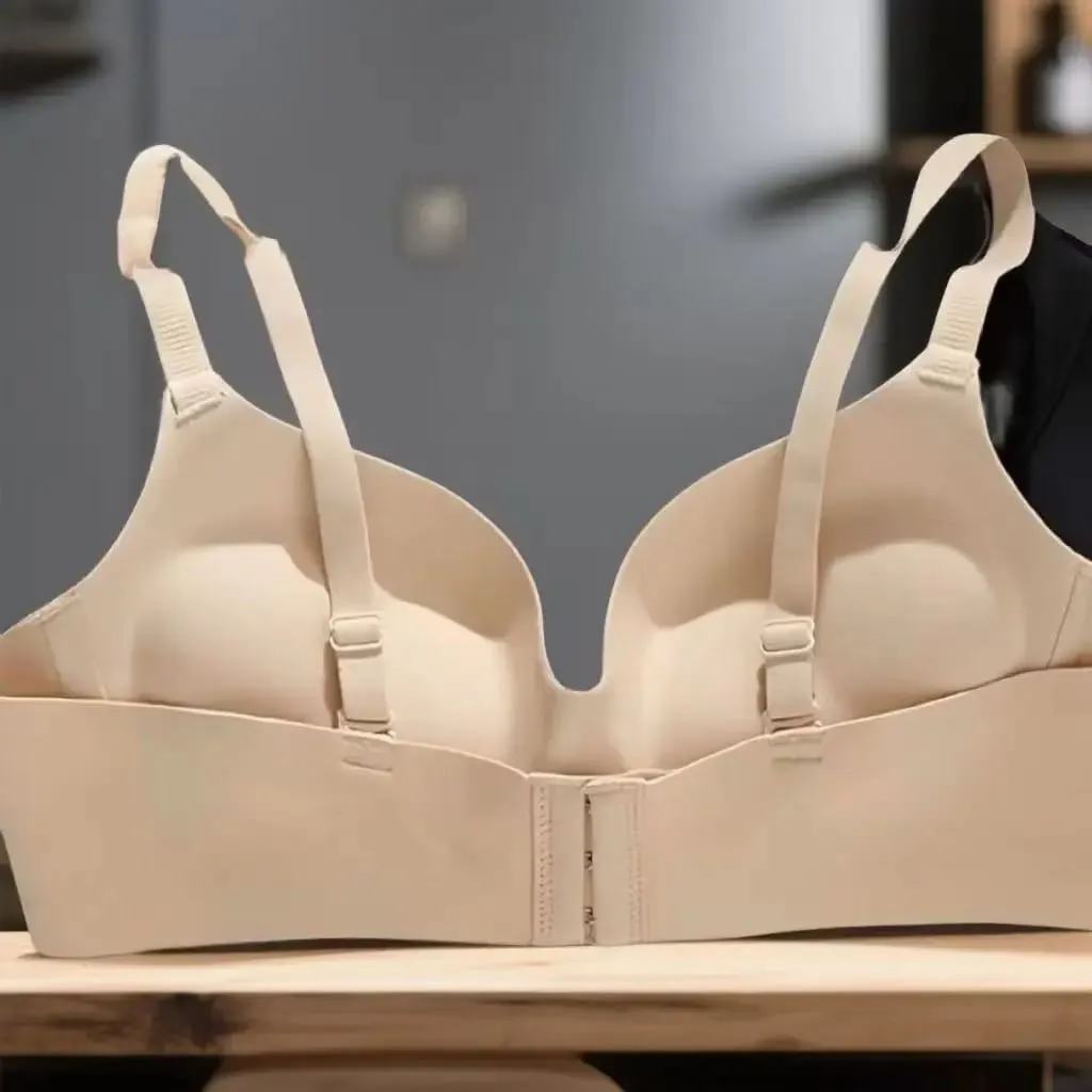 Bra Tekan Ke Atas Ultra Tebal 12CM untuk Bra Kecil Lif Tanpa Wayar Lancar Anti-Kendur Sokongan Lembut Pakaian Bra Halimunan — image 6
