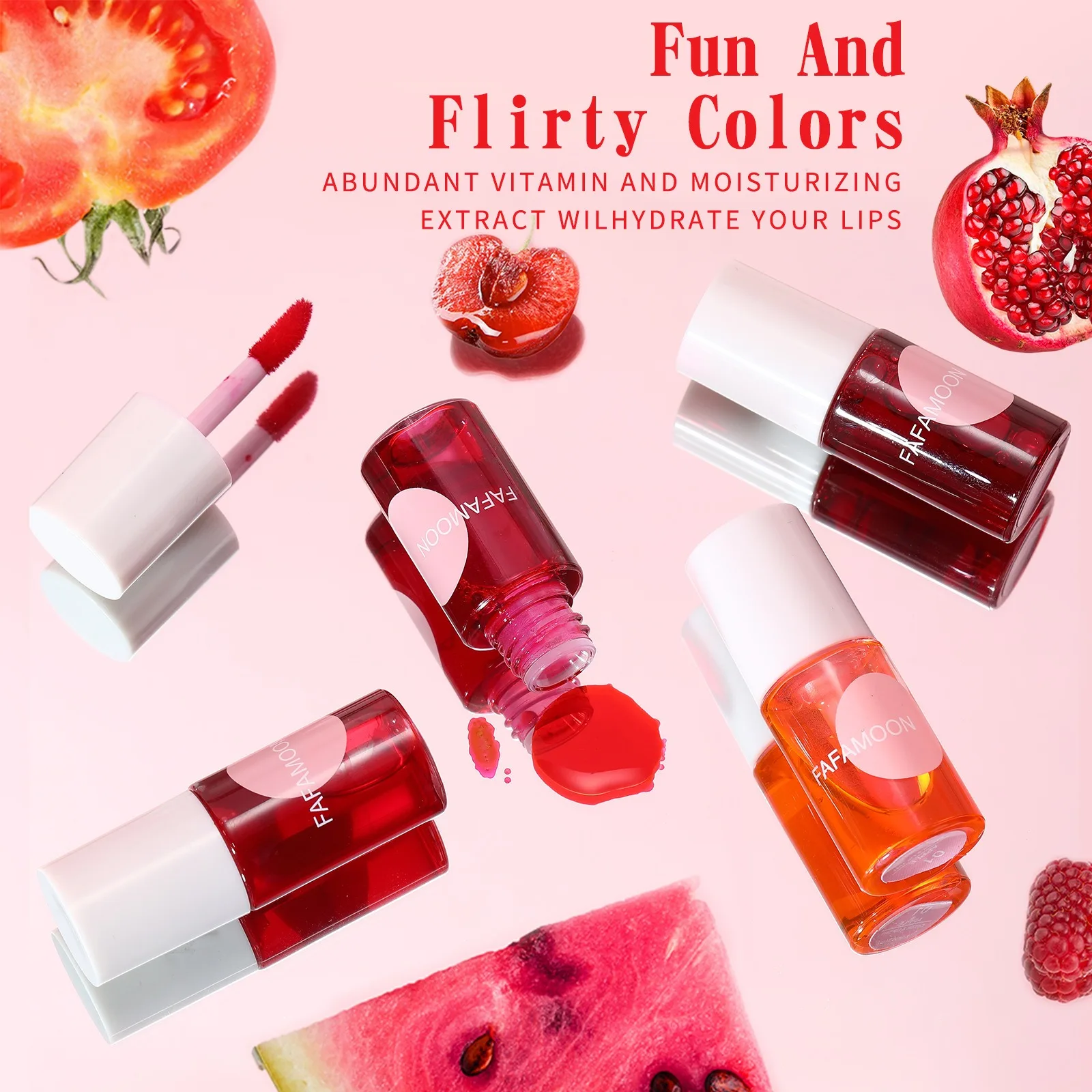 Mini brillant à lèvres hydratant, teinte liquide à l'eau, miroir, glaçure à lèvres longue durée, imperméable, rouge à lèvres, rouge à lèvres, cosmétique — image 3