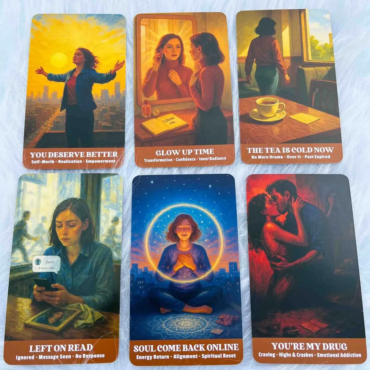 Messy Truth Card 54 Deck 13x8 cm Tarot-Wahrsagespiel für Kinder ab 14 Jahren Entdecken Sie Ihren Weg zur Bewältigung von Herausforderungen in Kartenspielen — image 4