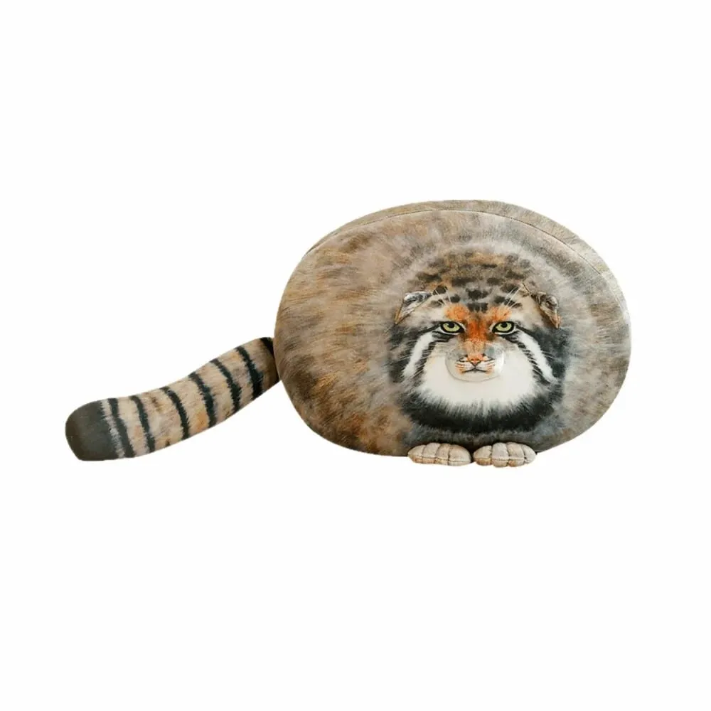 Cuscino per gatti di peluche abbracciabile realistico per gatti super morbidi dall'aspetto feroce Cuscino per gatti di simulazione adorabile elastico per divano — image 11