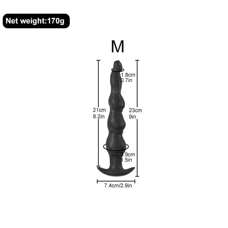 ซิลิโคนก้น Anal BUTT Plug นวดขนาดใหญ่ Anal Dildo พร้อม Flared ฐานพรีเมี่ยมการฝึกอบรมชุดของเล่นสำหรับผู้ใหญ่ผู้หญิงผู้ชาย — image 8