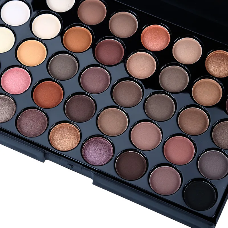 40 สี Glitter Eyeshadow Palette Matte กันน้ำ Long Lasting Pressed Powder Earth Tone Women Eye Makeup Palette เครื่องสำอางค์ — image 6