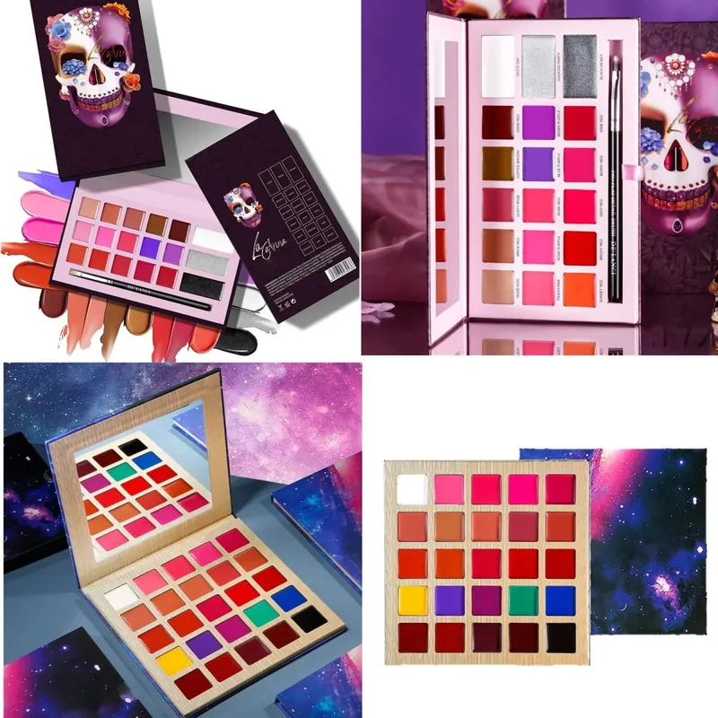 1PCS Multicolor Fard, Ombretto, Bronzer e Rossetto Palette Mutil-Use Makeup Palette per Halloween Festival Party Make Up — image 5