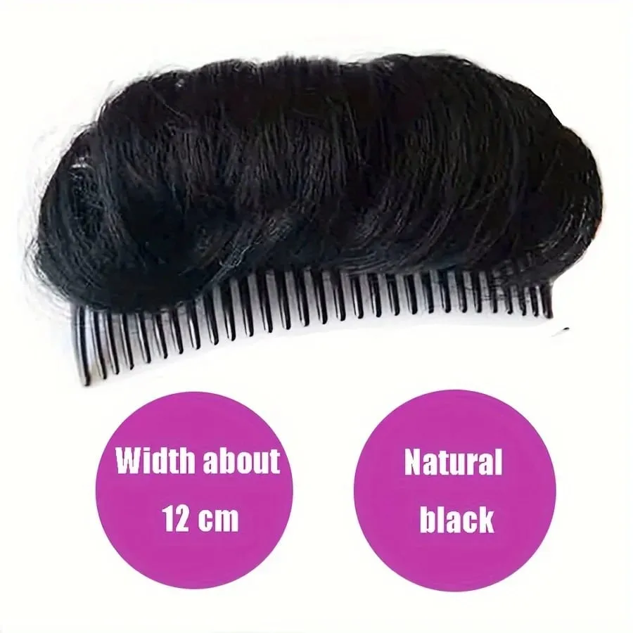 Synthetic Hair Invisible Bangs Pad High Straight Hair Up Comb False Hair Accessories Natural Hair Extension For Women Wig
