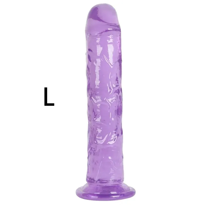 KWD Erotis Lembut Jelly Anal Butt Plug Realistis Cangkir Hisap Kuat Mainan Dewasa G-spot Orgasme Penis Besar Seks mainan untuk Wanita — image 20