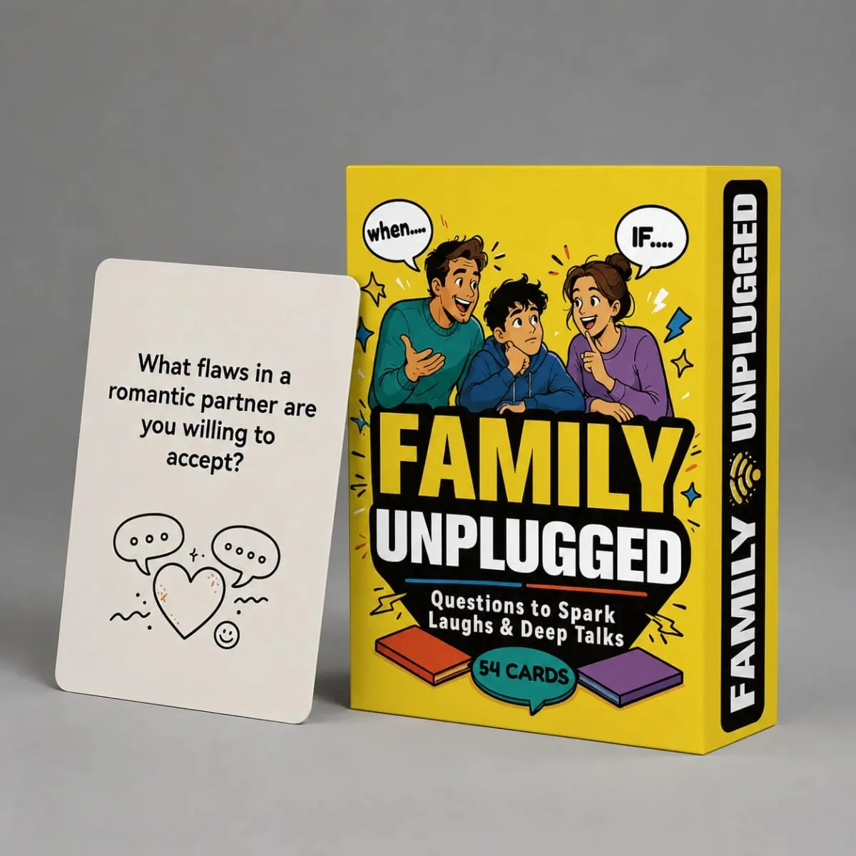 Family Discussion Cards - Create Lasting Laughter And Memories - Paper Card Game Perfect for Party Gatherings And Holiday Intera — image 2