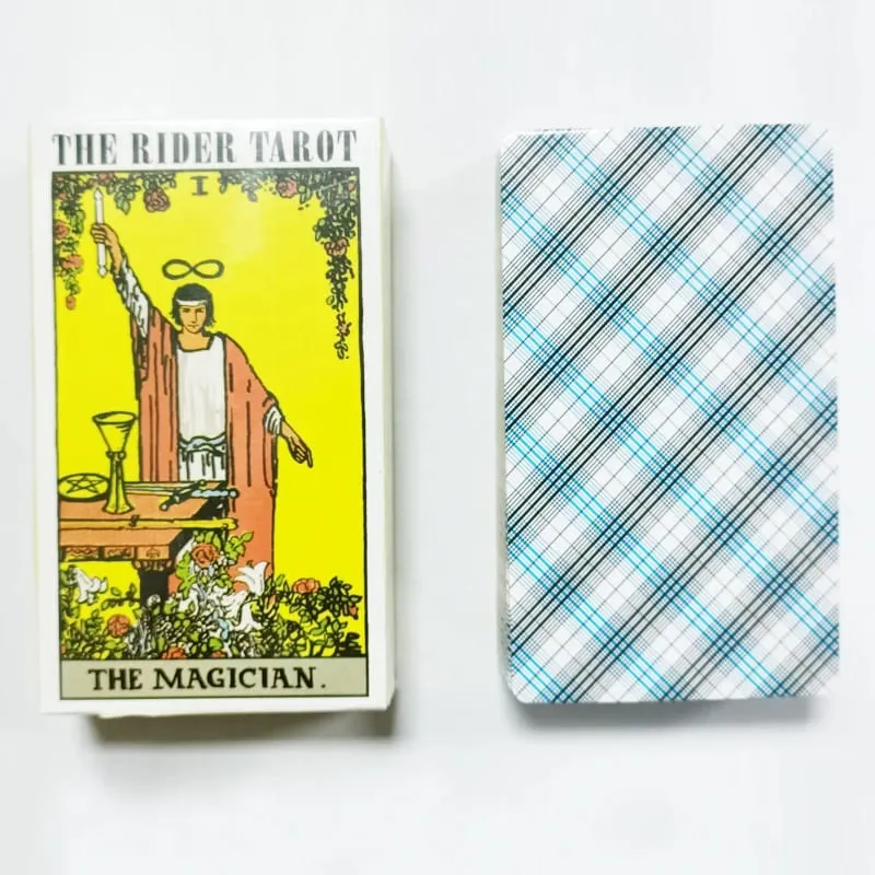 78 pièces The Rider Waite Tarot carte Divination usage personnel Tarot Deck anglais espagnol Version oracle Deck pour fille jeu de société