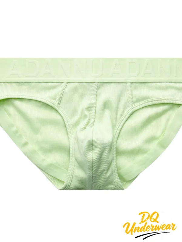 1PCS สีทึบ Ribbed กางเกงในชาย ADANNU นูนโลโก้ยืดหยุ่นเอวยืด Comfort Daily บิกินี่กางเกง AD759 — image 14