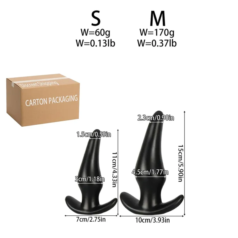 3 Ukuran Berbeda Sumbat Anal Silikon Lembut Sumbat Bokong Anal Stimulator Mainan Seks Dewasa untuk Wanita Gay Pemijat Prostat Pelatih Anal — image 11
