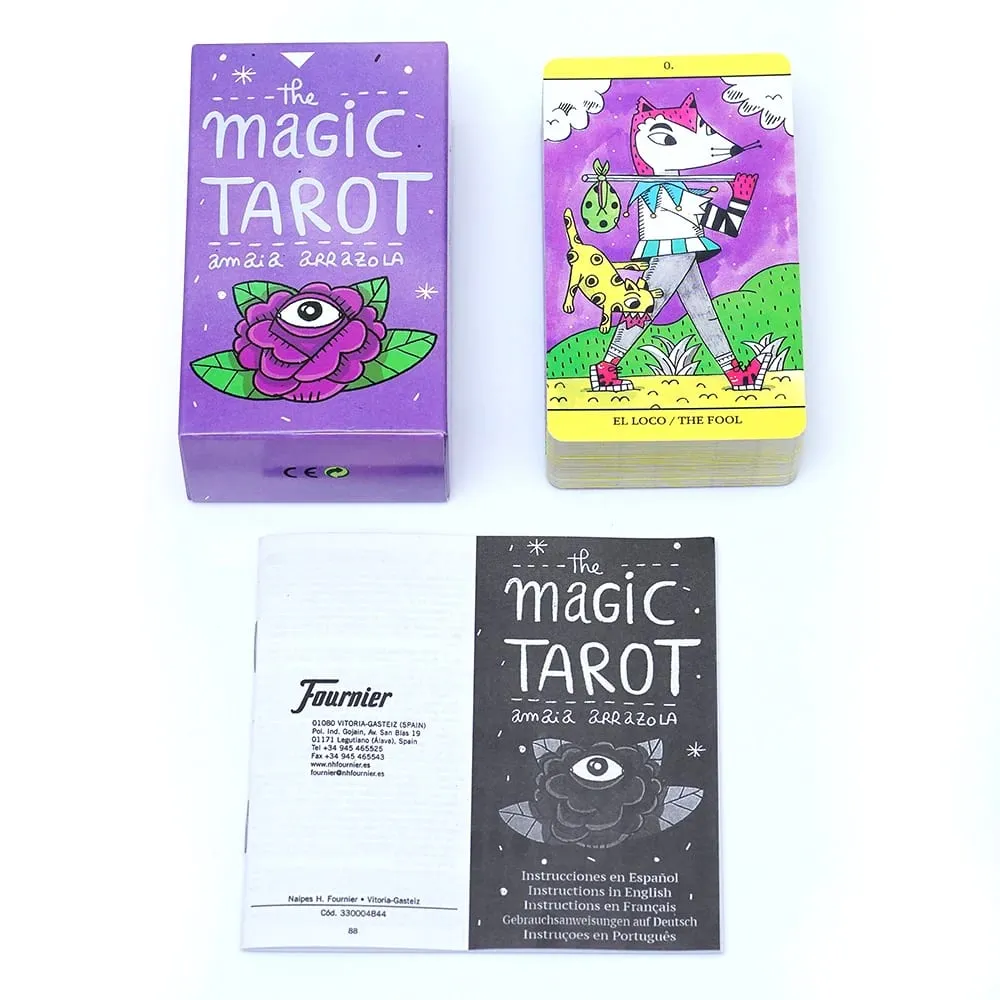 España as cartas de tarô mágico na versão espanhola jogo de tabuleiro baralho de adivinhação para iniciantes oracle cartas tarô baralho festa de família — image 3