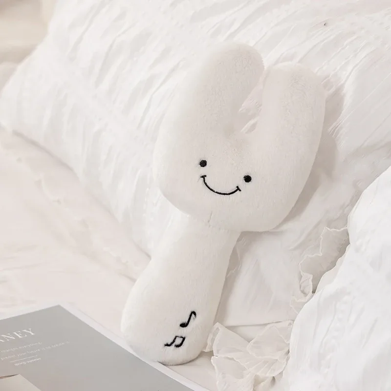 Alat Musik Humanoid Mainan Mewah Boneka Garpu Penyetelan Biola Gitar Tersenyum dengan Hadiah Properti Boneka Dekorasi Kaki