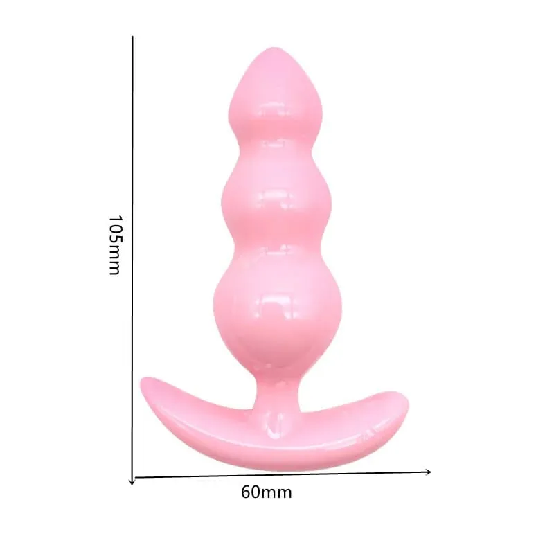 3 Size Anale Plug Siliconen Butt Plug Dildo Masturbatie Vaginale Plug Speeltjes voor Vrouwen Paar Anale Dilatator Speelgoed Volwassen winkel
