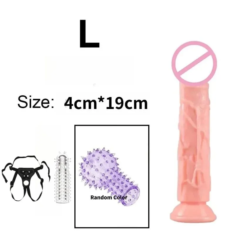 저렴한 현실적인 5 크기 엉덩이 플러그 딜도 남자 여자 남근 흡입 컵 항문 섹스 토이 게이 흡입 컵 빅 딕 질내 사정 — image 19