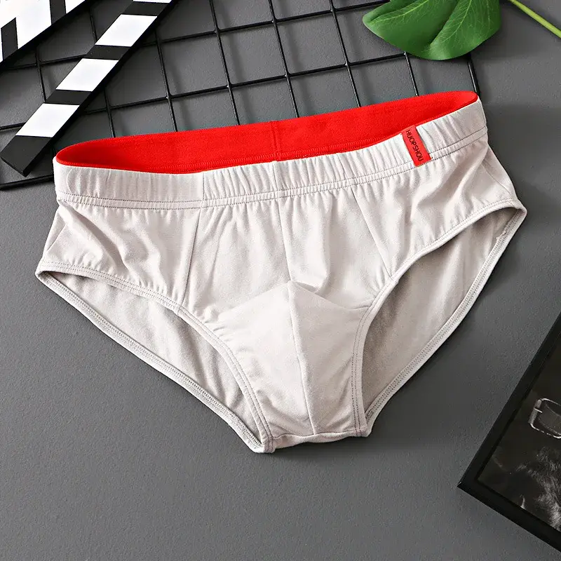 1/3PCS Men's Pure Cotton Briefs High Quality Comfortable Underpants Breathable Shorts Underwear Lingerie Panties Calcinha Cuecas