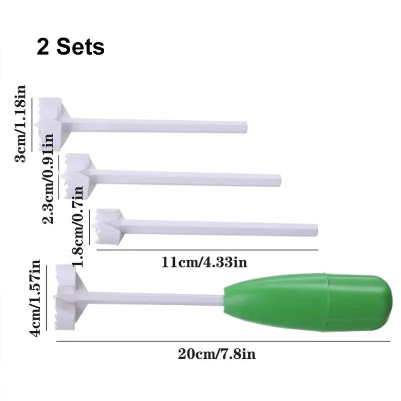 Veggie proptrækker Udskærer Sæt Vege Bor Grave Device Corer Grøntsagsspiralskærer Spiralizer Køkken Gadget — image 7
