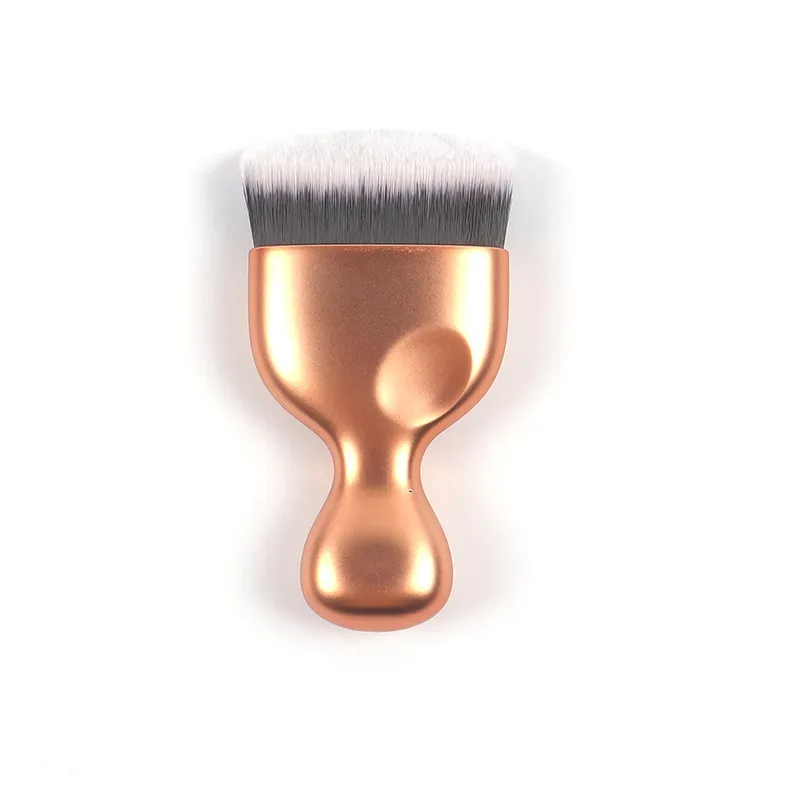 1ks Big Angled Foundation Make-up štětce Liquid Bronzer Make-up brushes Wavy Powder Face základní kosmetické nástroje Přenosné — image 10