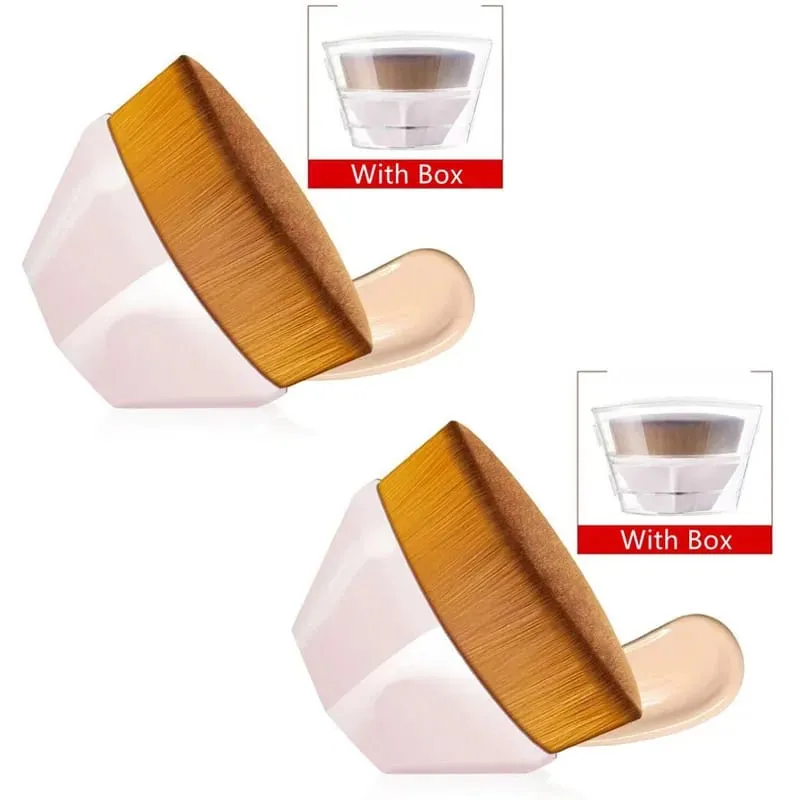 1/2ks Nový kouzelný štětec na make-up Beauty Powder Face Blush Štětce Přenosný profesionální podkladový štětec Velký kosmetický měkký základ — image 15
