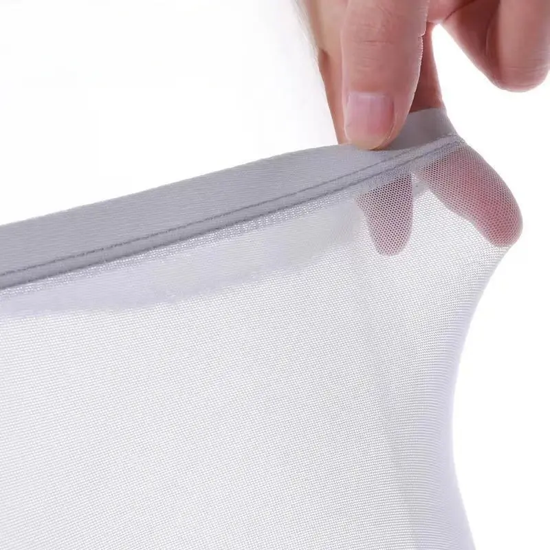 Unterwäsche Transparente Boxer Ausbuchtung Eis Seide Durchsichtige Unterhose Sexy Slips Niedrige Taille Höschen Dessous Dessous — image 6