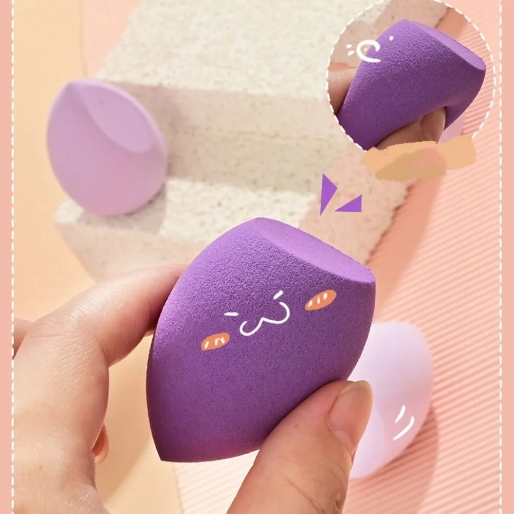 4Pcs Schönheit Pro Foundation Cosmetic Puff Set Trocken Nass Verwendbar Make-Up-Tool Magische Pinsel Mit Box Schwamm Pulver Make-Up — image 3