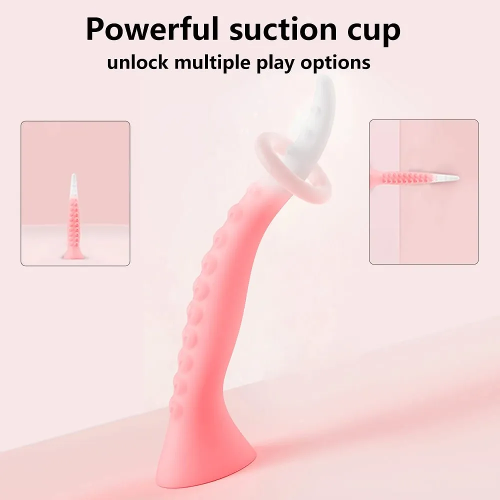 Long Anal Butt Plug Silicone Monster Dildo Penis Anus Vagina Dilator Octopus Tentacle Animal Penis Sex Toys For Women Men Tool — image 3