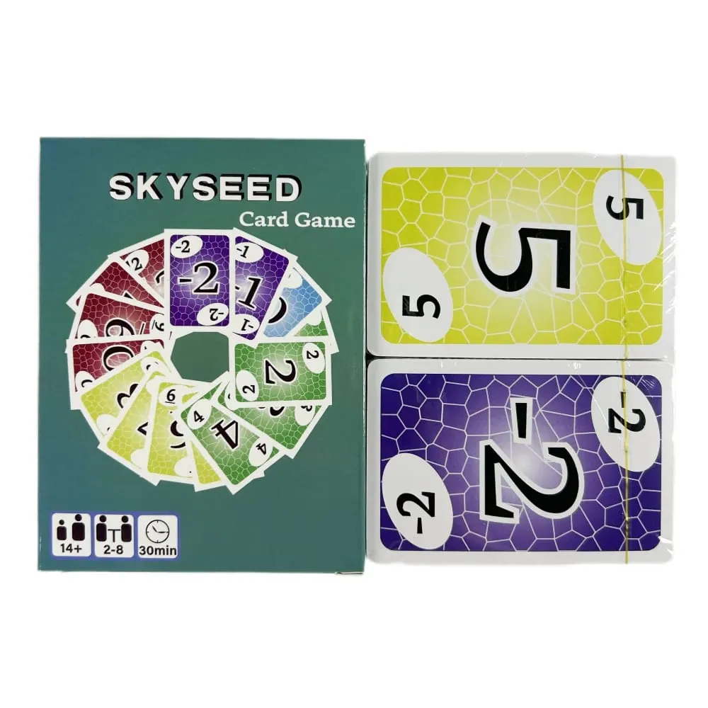 Permainan Kartu Skyseed 150 Kartu Remi Dek Permainan Papan Edisi Aksi Menyenangkan Permainan Kolektif Sosial Hadiah Natal dan Halloween