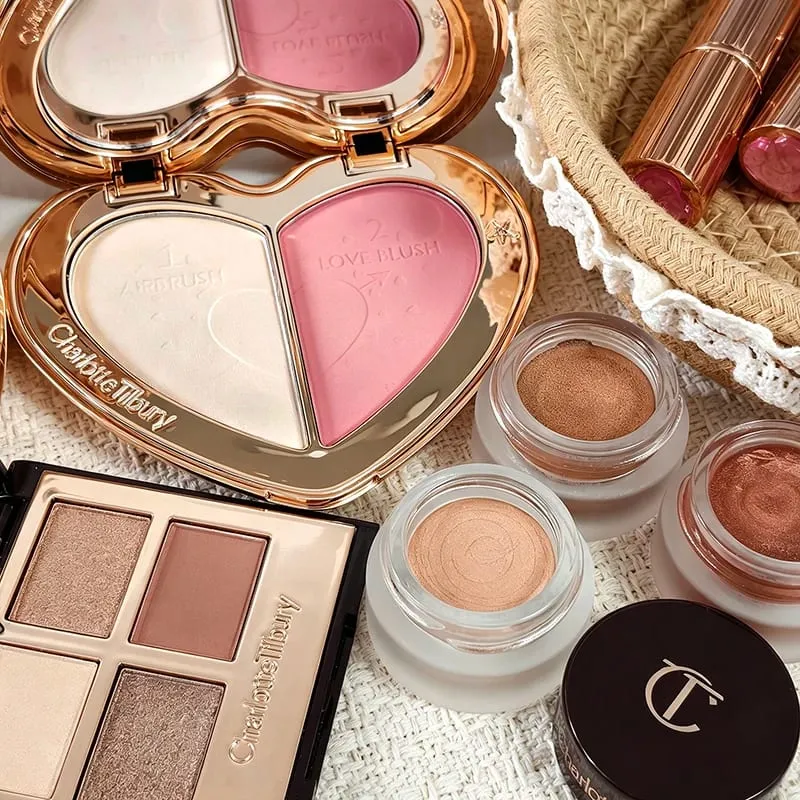 CT – Palette de fards à paupières multicolores, 6 couleurs, crème d'ombre à paupières, poudre de cœur d'amour, fard à joues durable, facile à colorer, cosmétiques, dernier Style — image 2