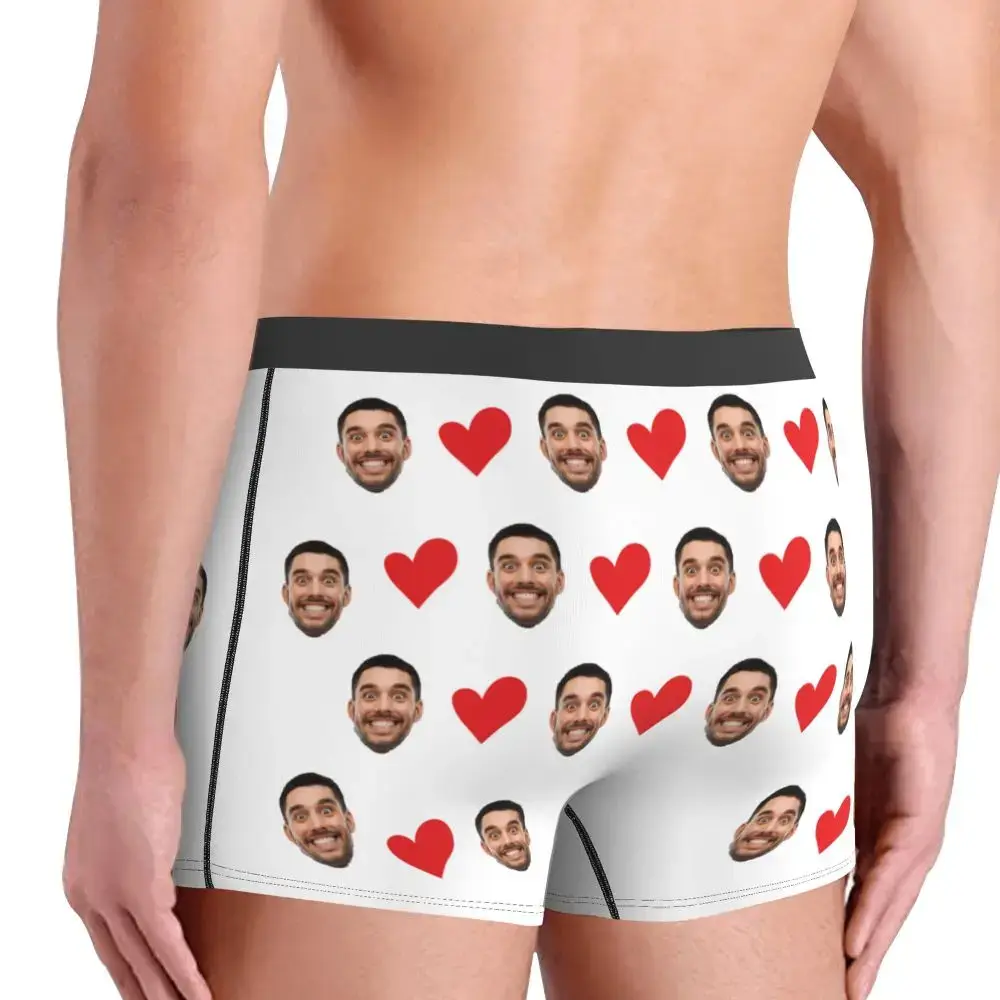 Personalized Face Photo Underwear Custom Heart Boxer Briefs Men Briefs Gift For Husband Anniversary Gift for Dad — image 26
