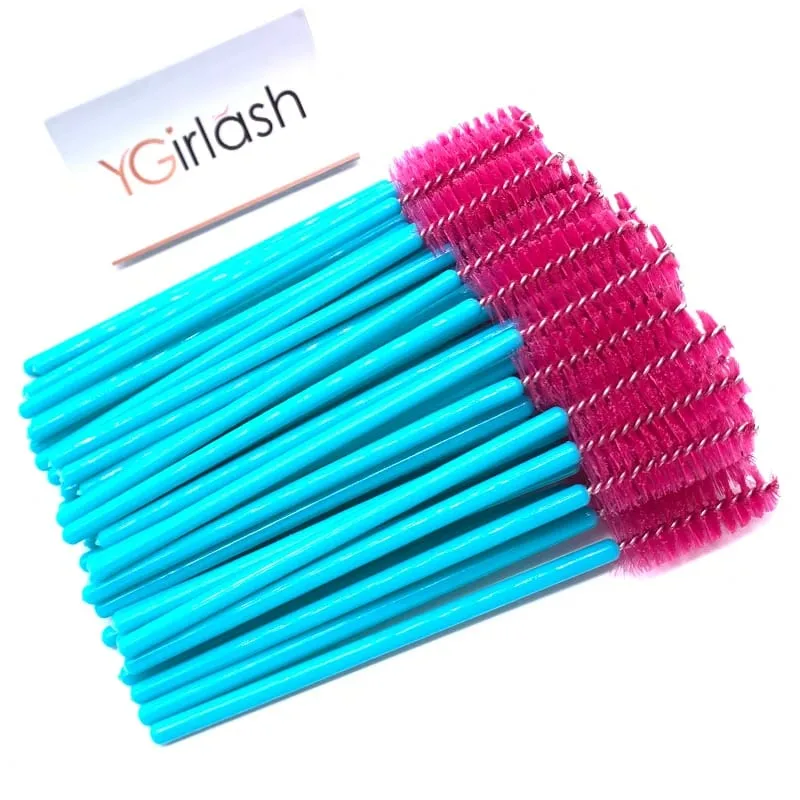 YGirlash 50Pcs Lash Swans Aplikator Bulu Mata Kristal Pemegang Berlian Pakai Nilon Tongkat Maskara Berus Alat Kosmetik — image 34