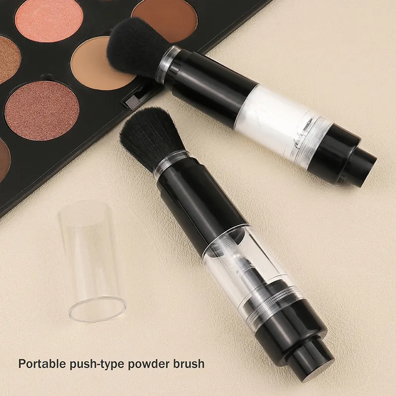 Multifunktionaler Push-on-Spray-Puderpinsel, nachfüllbarer Puderpinsel, kosmetischer Puderpinsel, Foundation-Rougepinsel, Make-up-Werkzeuge — image 1